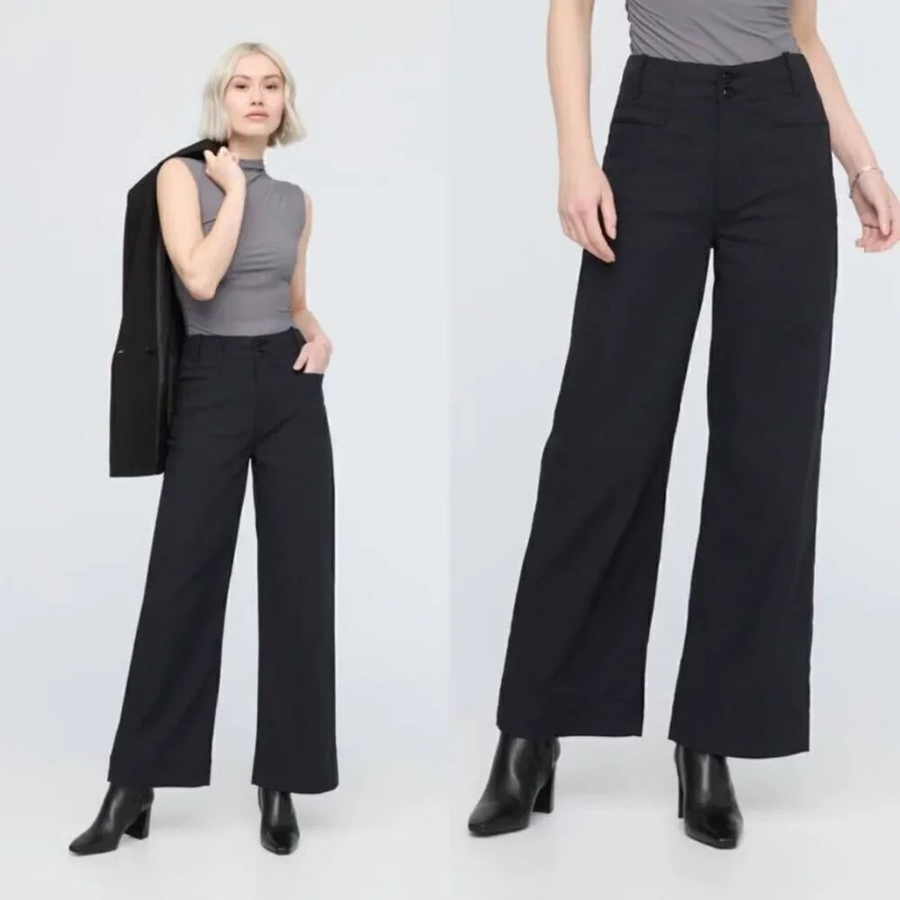 DU/ER NuStretch High Rise Trouser - Black $129 Size 30
